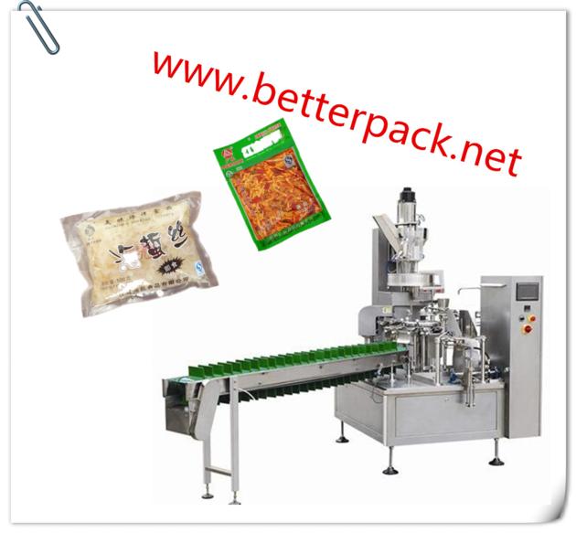 Pickled food packing filing sealing machine with high accuracy