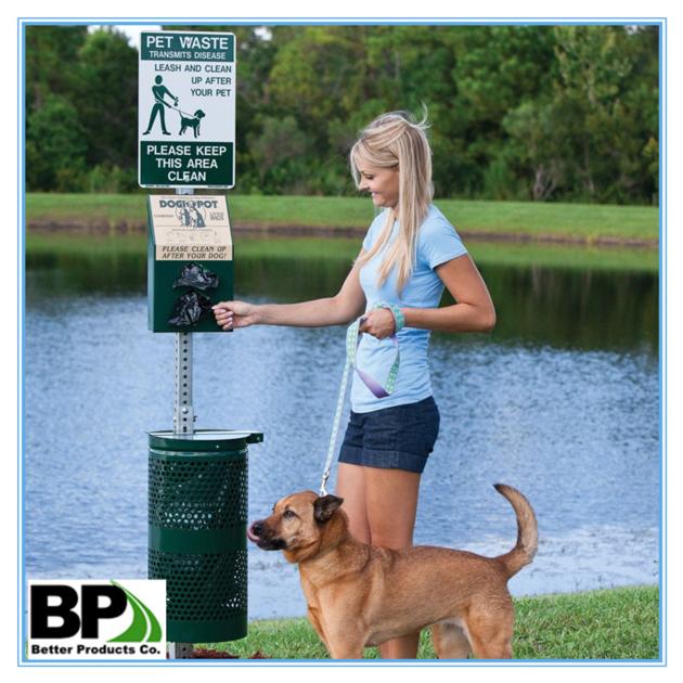 Perforated Steel Square tube for Pet Waste Station