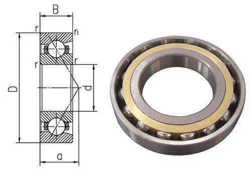 NSK 7208AC Angular Contact Ball Bearing