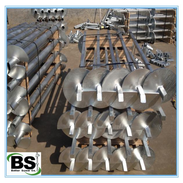 Square Shaft Description Screw Pile Pos
