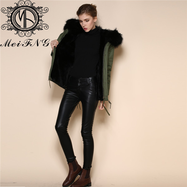 Korean style unisex style fur coat