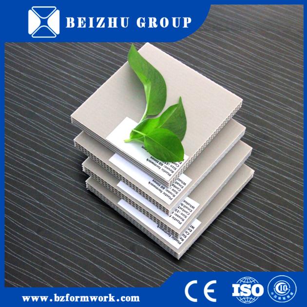 60 reusable times plastic composite wall board concrete panel formwork system
