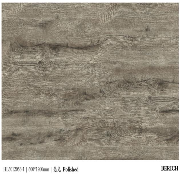 wood grain porcelanato polished floor tile Chinese supplier