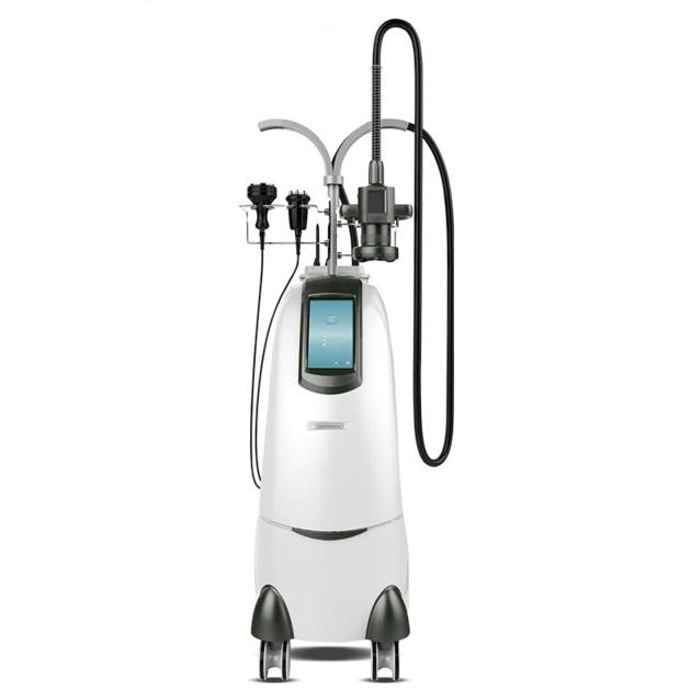 M9+3s 40K Ultrasound Cavitation+RF Multifunctional Rotation Body Slimming Machine with Cellulite Red