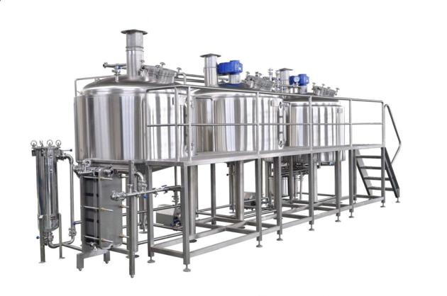 beer brewing system and brewhouse for micro brewery and beer plant 