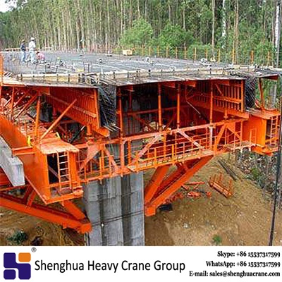 China HSHCL Customized 300 ton underslung movable scaffolding system machine for bridge construction