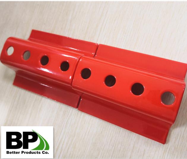 2.00lbs/ft powder coated Structural Steel U channel | Perforated u shape posts