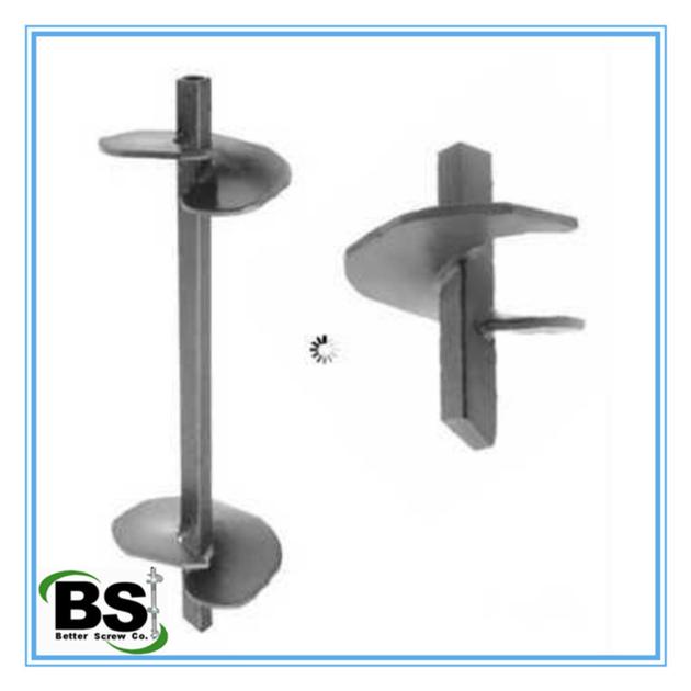 Round Shaft Helical Piles Conforms To