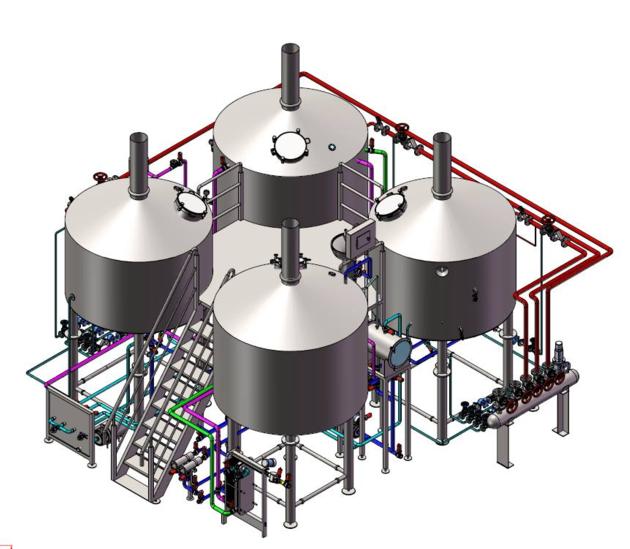 Beer Brewing System And Brewhouse For