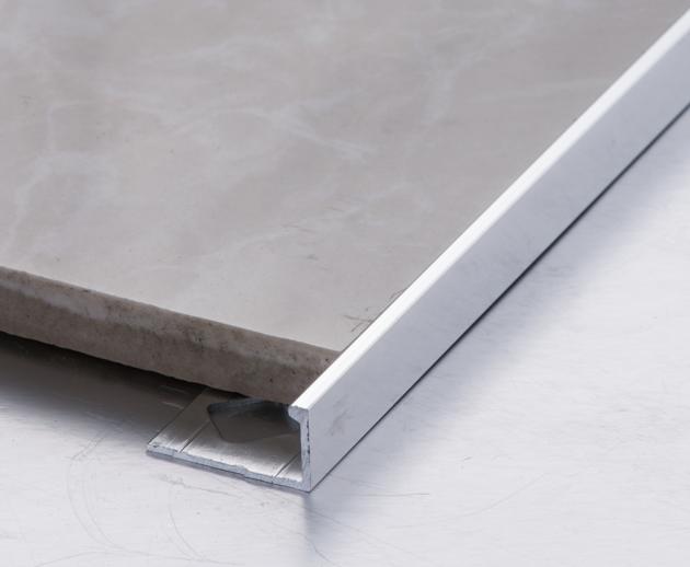 aluminum tile trim L shape U shape 6063 material stair nosing 