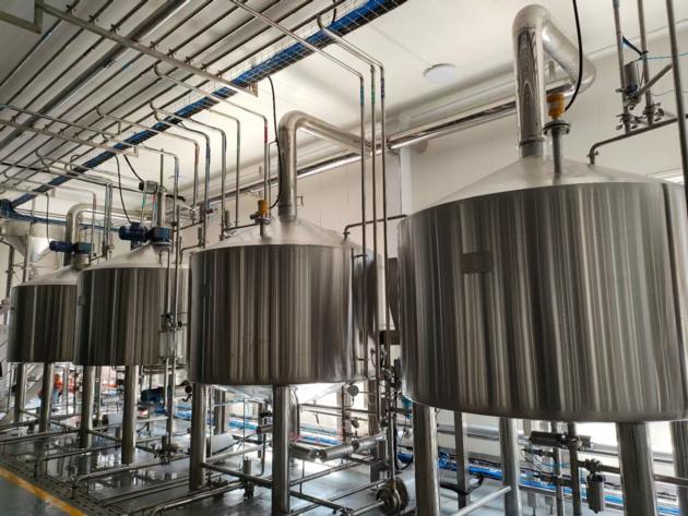2500L full automatic brewhouse with 5000L fermetation tank for micro brewery