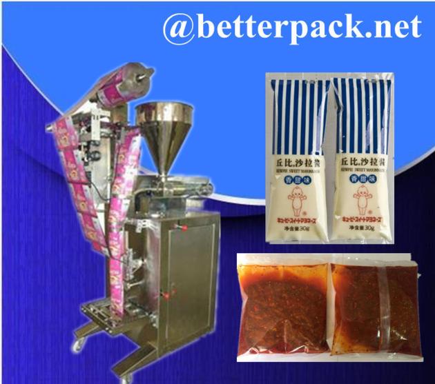 BT-80J Automatic salad curry catsup chilli sauce packing machine