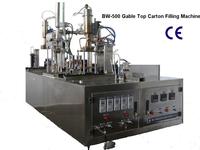 Small Type Manual Beverage Gable-Top Carton Filling Machinery (BW-500)