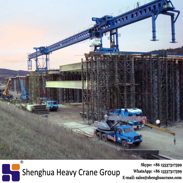 Railway Suspension Bridge Erecting Beam Launcher