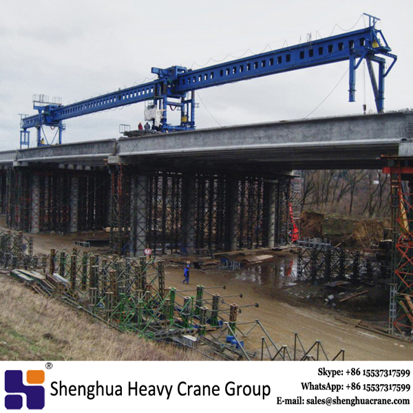 Railway Suspension Bridge Erecting Beam Launcher