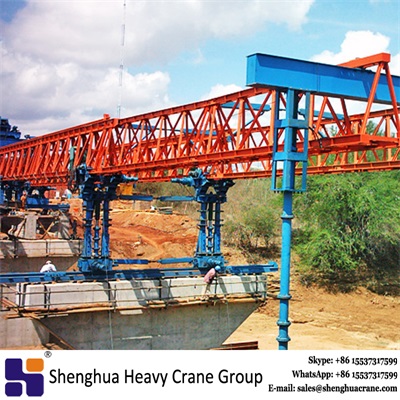 Double Truss Bridge Construction Beam Launcher