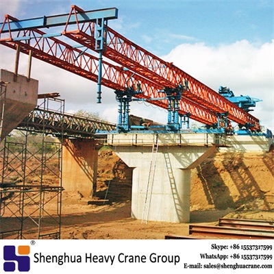 Double Truss Bridge Construction Beam Launcher
