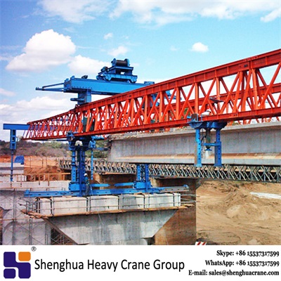 Double Truss Bridge Construction Beam Launcher