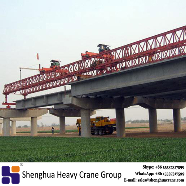 Railway Suspension Bridge Erecting Beam Launcher
