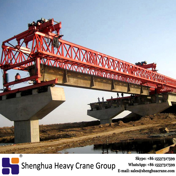Railway Suspension Bridge Erecting Beam Launcher