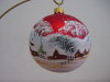 glass decorated ball,christmas glasss ball,christmas ball