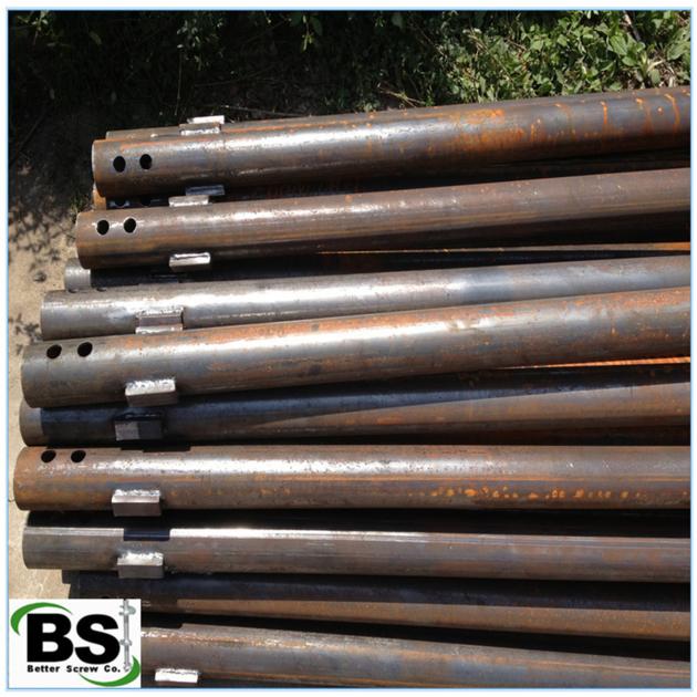Helical Pile With Extension Helix Blade