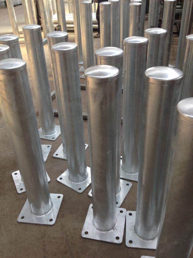 Galvanized And Powder Coated Steel Post