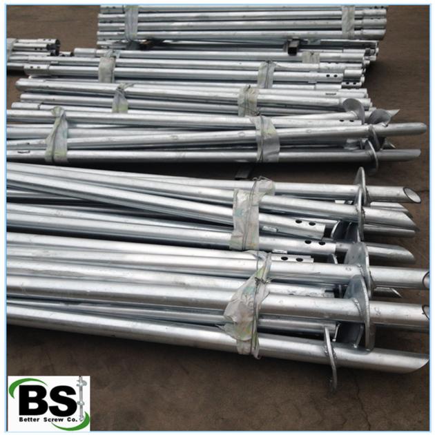 Galvanized Helical Pier Adapter Helical Screw