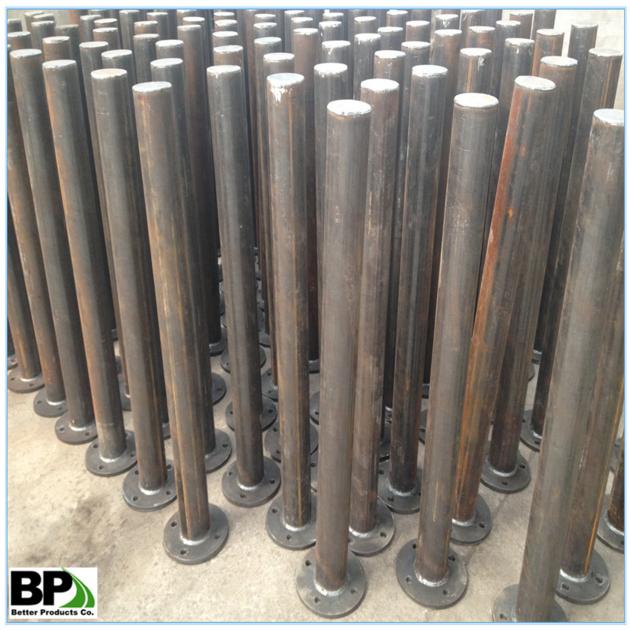 Galvanized And Powder Coated Steel Post