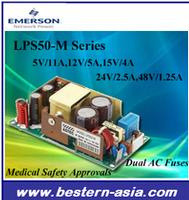 15V 4A Medical Power Supply: LPS54-M Emerson