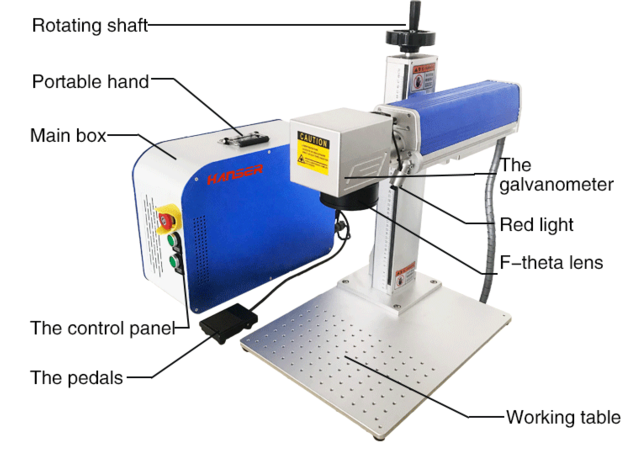 Portable Mini Fiber Laser Marking Machine