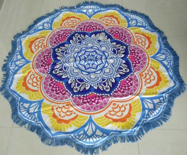 New Style Chiffon Round Beach Towel