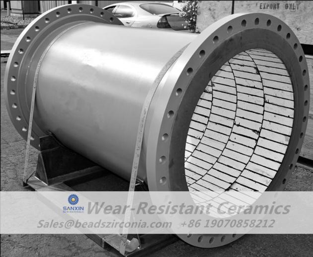Adhesive Ceramic Lining Pipe