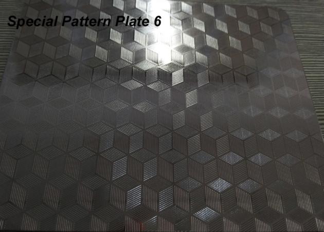 Patterned Textured Card Lamination Steel Plate