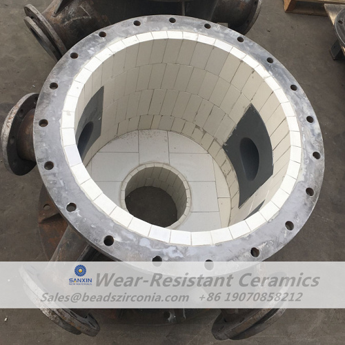 Adhesive Ceramic Lining Pipe