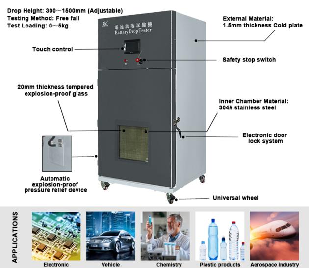 Gravity Battery Impact Free Fall Hammer Impact Test Machine