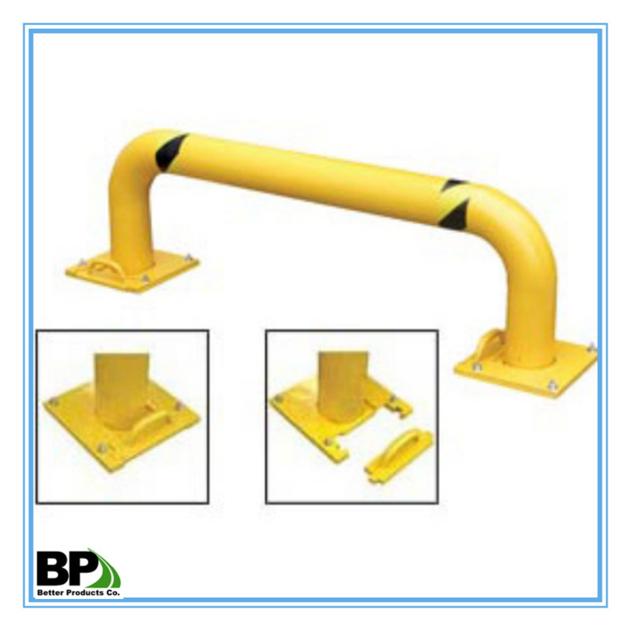 In ground Traffic control steel Bollard Post