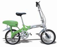 Electric folding bicycle