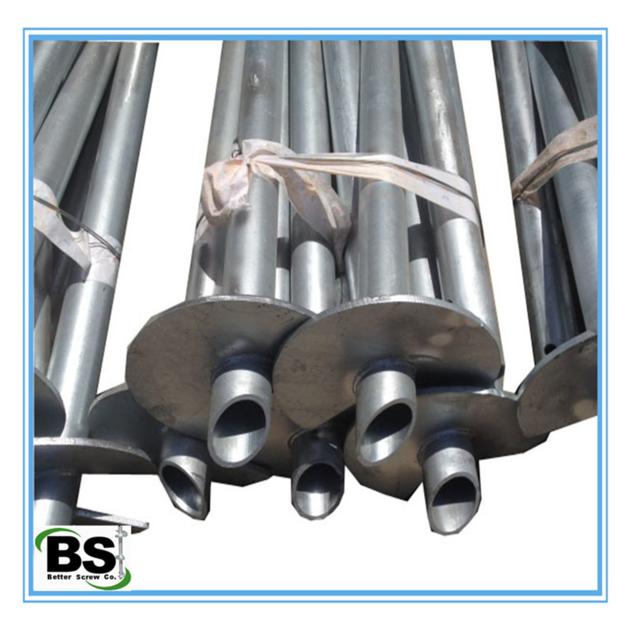 Commercial Construction Steel Round Tubing Screw Anchor