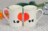 Heart ceramic mug