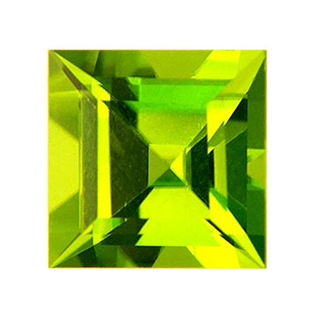 Raw peridot material