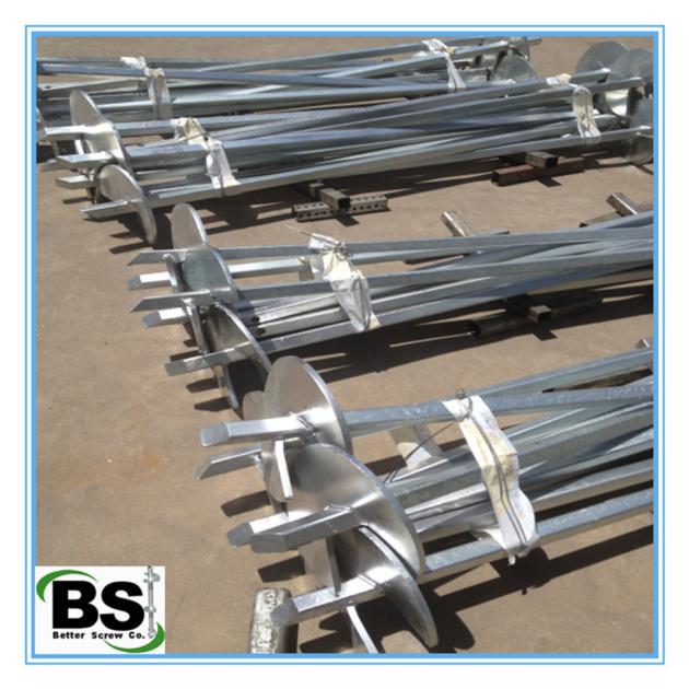 Square Shaft Description Screw Pile Pos