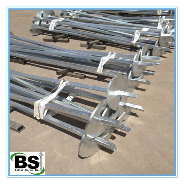 Adjustable Helical Screw Pile For Building