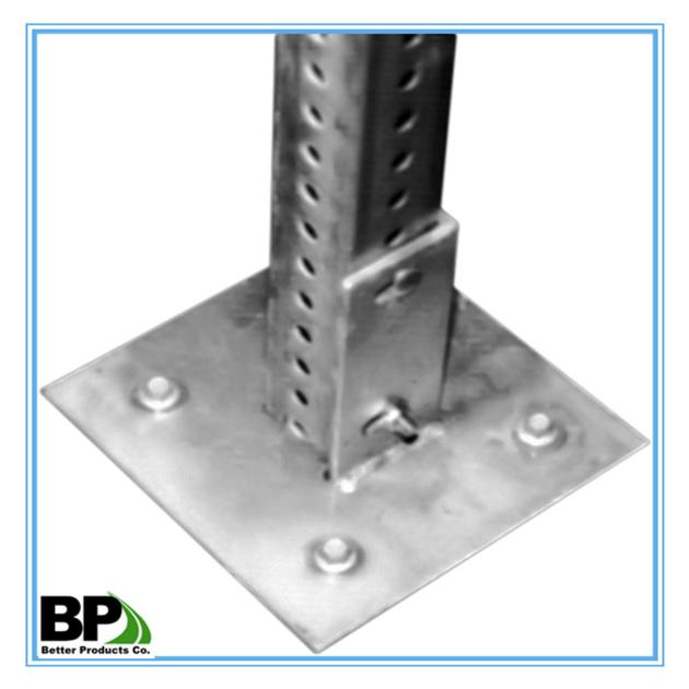 Perforated And Galvanized Traffic Safety Posts