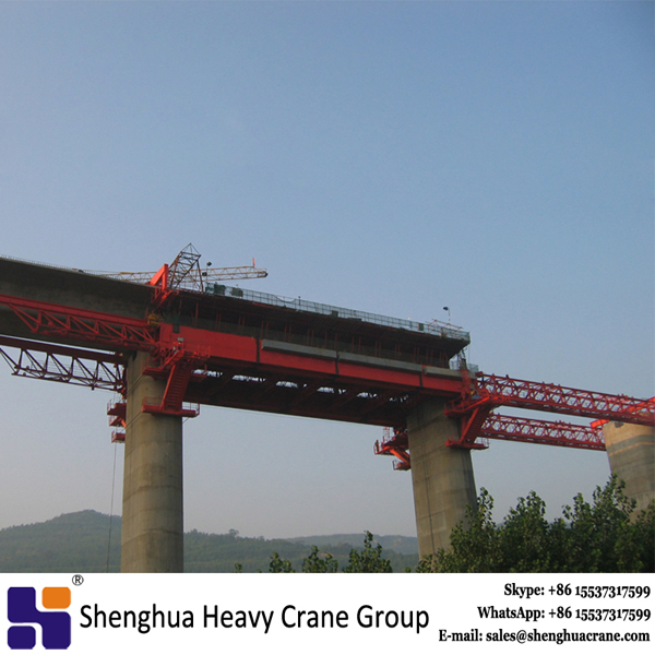 China HSHCL concrete bridge construction underslung movable scaffolding system