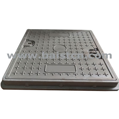 BMC Manhole Cover Pedestrian Place 700x700mm Light Duty