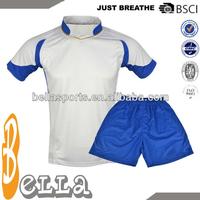 white royal 100% polyester dri fit ethiopian used soccer jersey manufacturer