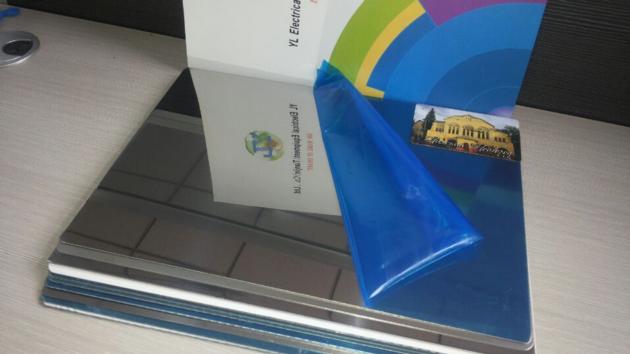 Glossy Finish Card Lamination Steel Plate