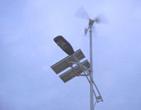 wind hybrid street lighting system