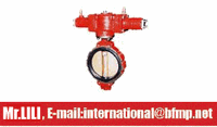 Double eccentric anticorrosion butterfly valve  PN0.5~1.6MPa;5K~16K  Specification:DN80~DN500